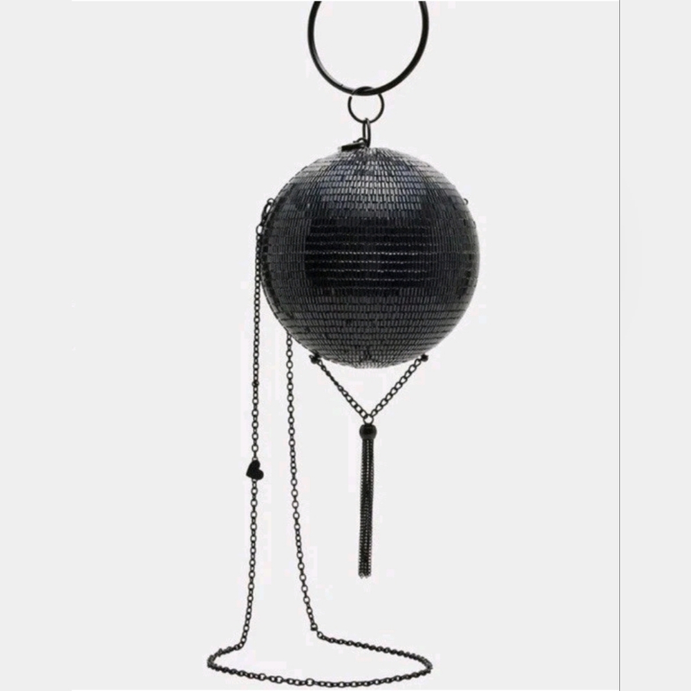 Betsey Johnson Kitsch Dancin Queen Bag - Black NWT